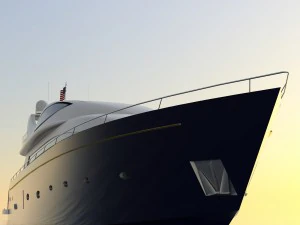 nina luxury yacht 3D Model