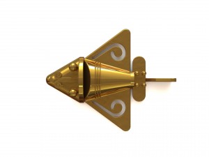 columbian gold plane 3D Print Model