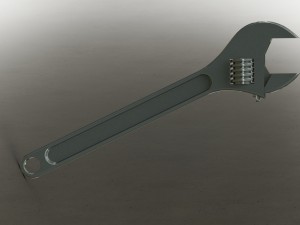 wrench 3Dプリントモデル