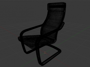 ikea inspired chair 3D Model