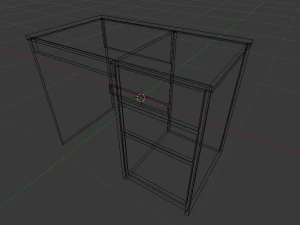 small desk 3D Model
