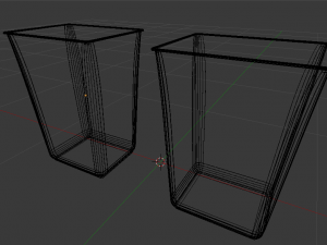 recycling bin and trash bin 3D Модель