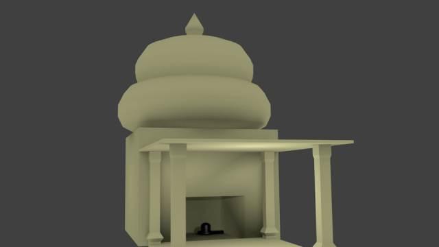 temple Modèle 3D .c4d .max .obj .3ds .fbx .stl .blend