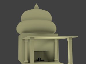 temple 3D 모델