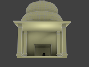 temple Modèle 3D