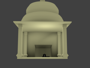 temple Modèle 3D