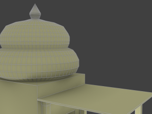 temple Modèle 3D