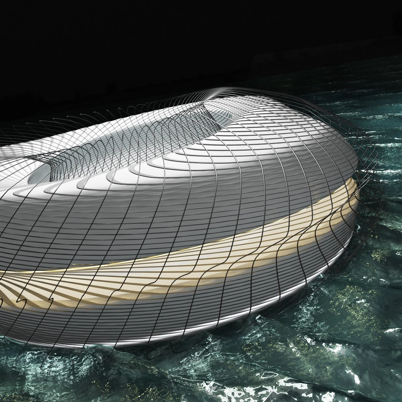 sci-fi parametric structure 3D Model .c4d .max .obj .3ds .fbx .stl .blend 