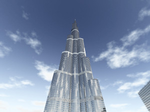 burj khalifa 3D मॉडल