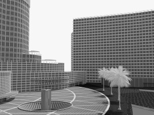 burj khalifa 3D मॉडल