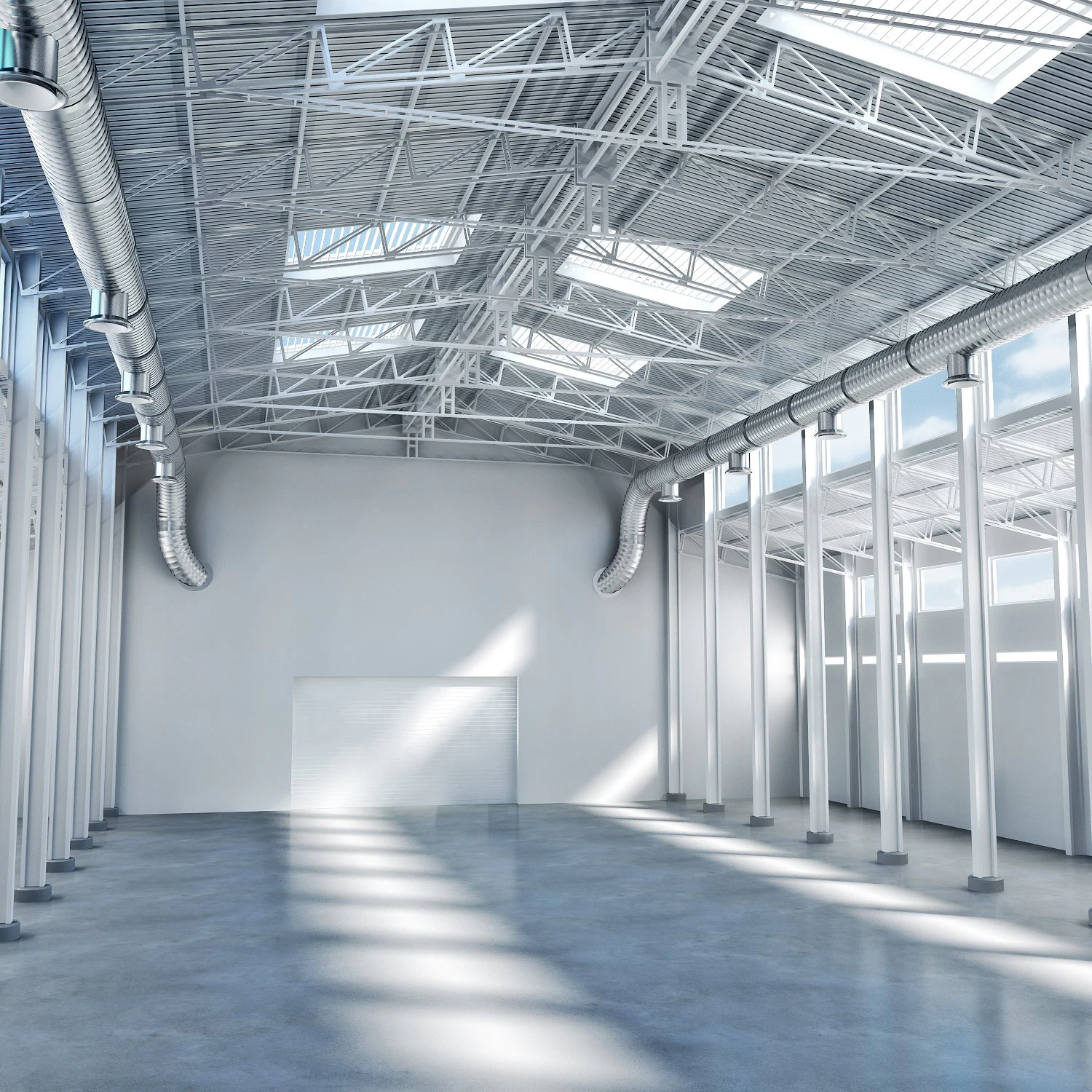 warehouse interior 3D Model .c4d .max .obj .3ds .fbx .stl .blend 