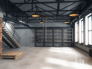 warehouse loft 3D Model