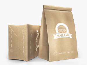 paper bag Modèle 3D