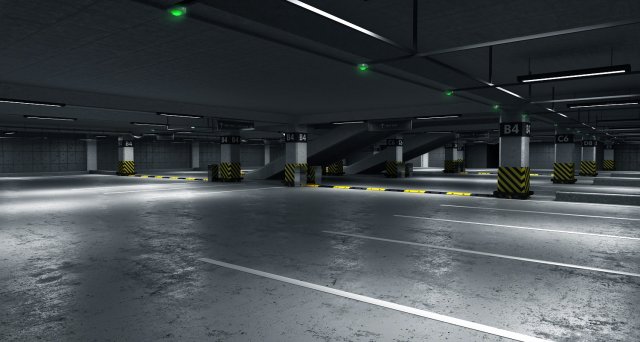 parking 3Dモデル .c4d .max .obj .3ds .fbx .stl .blend 