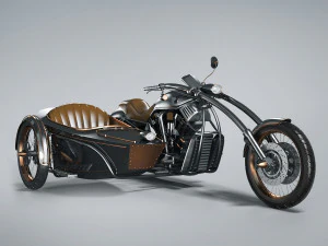 bike steampunk 3D Model