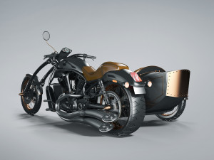 bike steampunk 3D Model