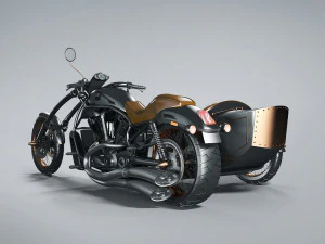 bike steampunk 3D Model