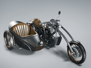 bike steampunk 3D 모델