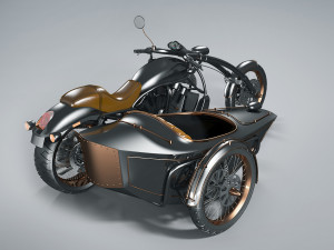 bike steampunk 3D Model