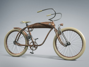 bicycle steampunk 3D Model