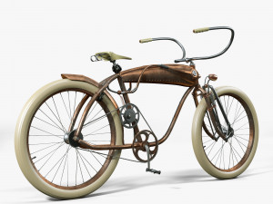 bicycle steampunk Model 3D