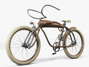 bicycle steampunk Model 3D
