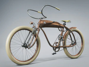 bicycle steampunk 3D Model