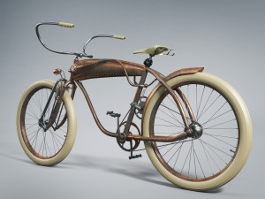 bicycle steampunk Model 3D