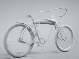 bicycle steampunk Model 3D