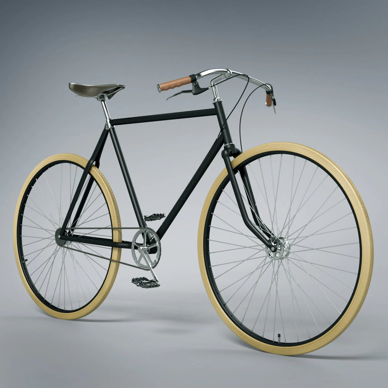 bicycle pashley 3D Model .c4d .max .obj .3ds .fbx .stl .blend 