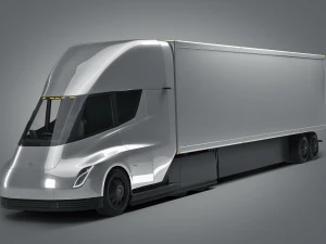 테슬라 세미 트럭 3D 모델