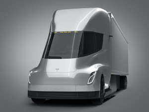 tesla semi truck 3D Modell