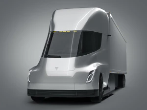 tesla semi truck 3D Model