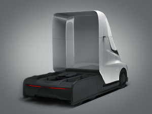 tesla semi truck 3D Modell
