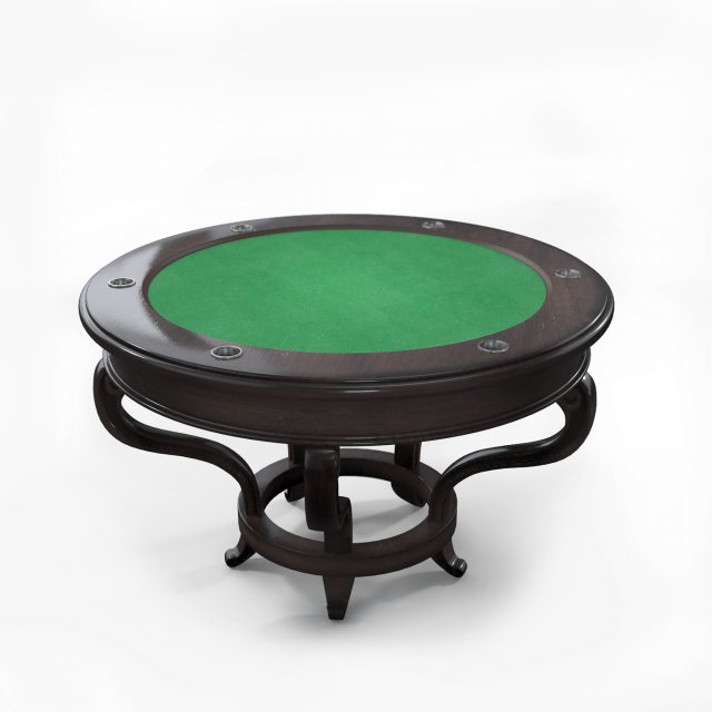 poker table Modèle 3D .c4d .max .obj .3ds .fbx .stl .blend 