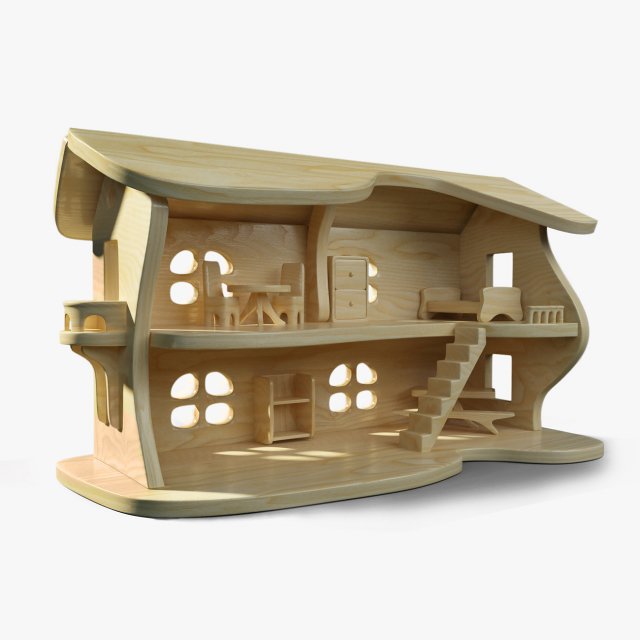 house wooden 3D Model .c4d .max .obj .3ds .fbx .stl .blend 