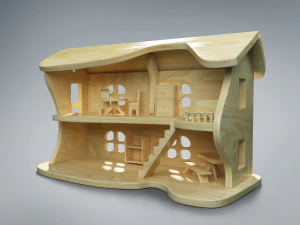 house wooden 3D Model