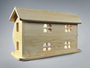 house wooden 3D Model
