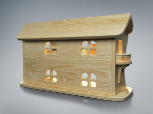 house wooden 3D Model