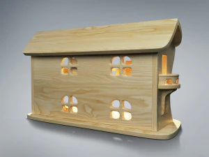 house wooden 3D Model