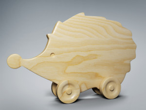 hedgehog wooden Modelo 3D