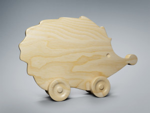 hedgehog wooden 3D मॉडल