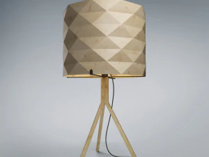 lamp wooden 3D Model