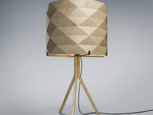 lamp wooden Modèle 3D