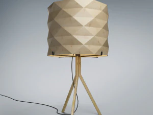 lampu kayu Model 3D