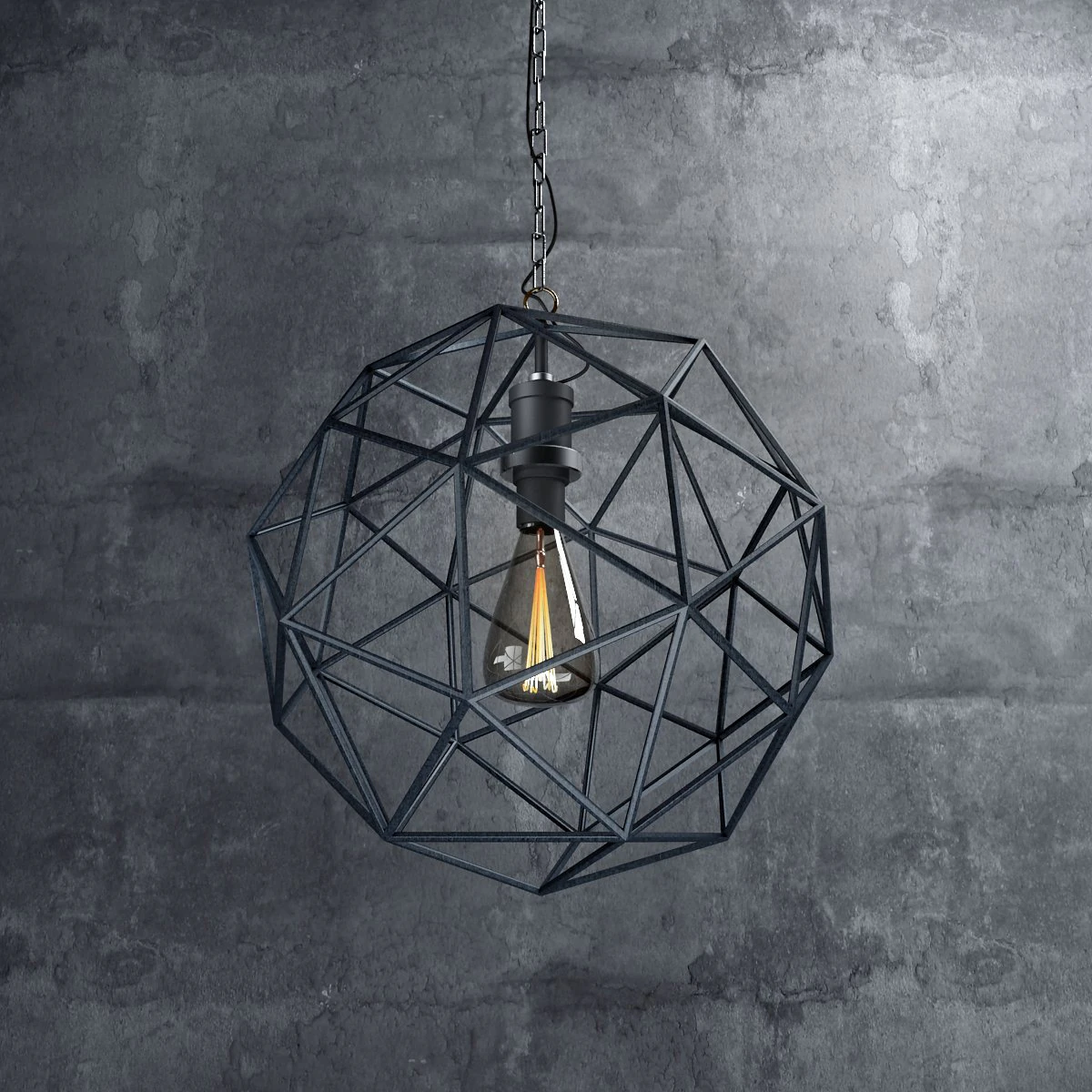 lamp loft 3 3D Model .c4d .max .obj .3ds .fbx .stl .blend 