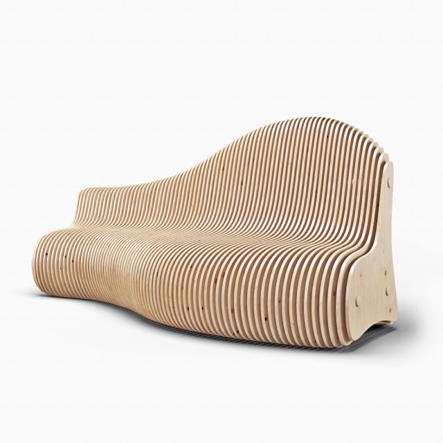 parametric bench Modèle 3D .c4d .max .obj .3ds .fbx .stl .blend 