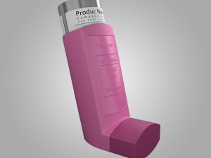 fostair asthma inhaler 3D Model