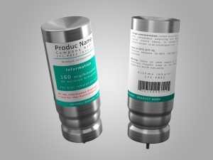 fostair asthma inhaler Model 3D