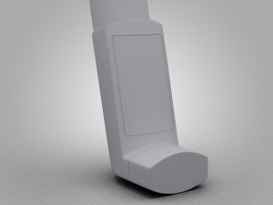 fostair asthma inhaler Model 3D